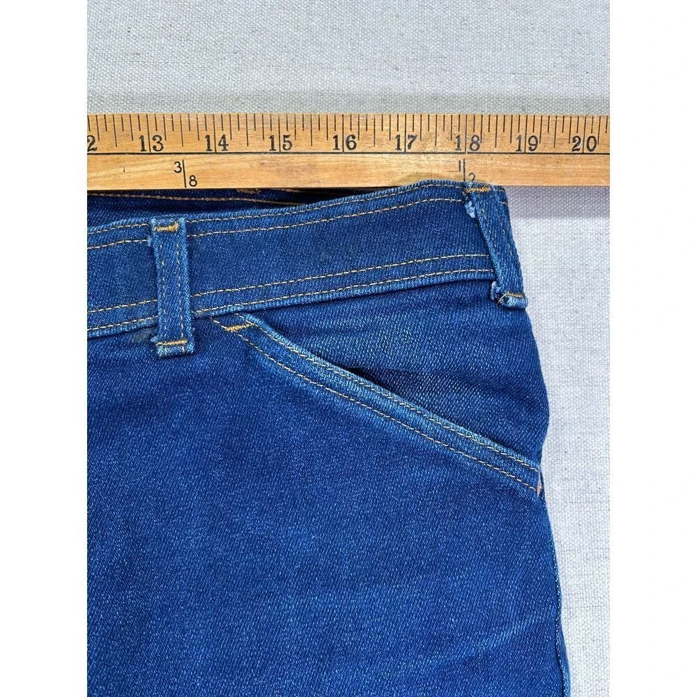Levi's Vintage Orange Tab Mens 38 Dark Denim Blue Jeans Straight Leg‎ OrangeTab